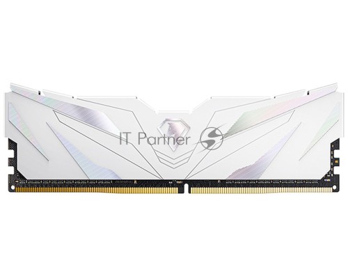 Оперативная память Netac 16Gb DDR4 3200Mhz DIMM PC25600, Shadow II NTSWD4P32SP-16W   C16 White, с радиатором