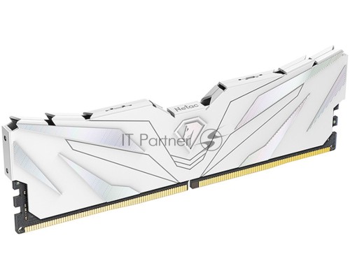 Оперативная память Netac 16Gb DDR4 3200Mhz DIMM PC25600, Shadow II NTSWD4P32SP-16W   C16 White, с радиатором