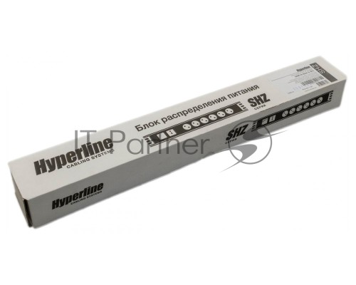 Блок розеток Hyperline SHZ19-8SH-S-IEC для 19