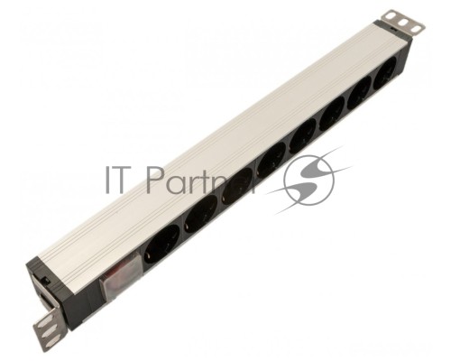 Блок розеток Hyperline SHZ19-8SH-S-IEC для 19