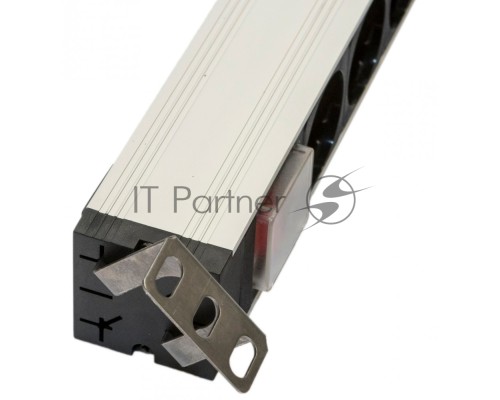 Блок розеток Hyperline SHZ19-8SH-S-IEC для 19