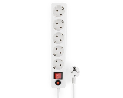 [Сетевые фильтры] Гарнизон Сетевой фильтр ECL-5-W-1.4 5р, 10А, 1.4м, ур.защиты 4, белый, пакет (22424)