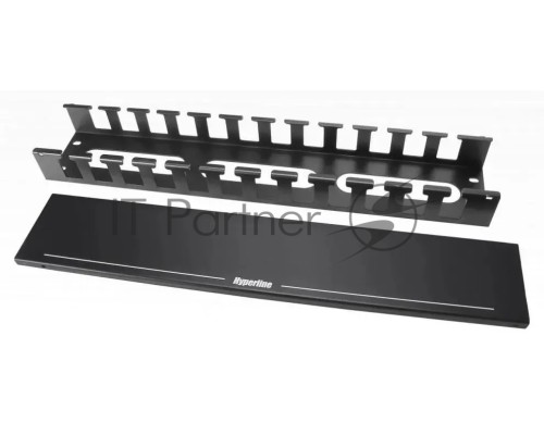 Кабельный органайзер Hyperline CM-2U-MLF-COV 2U шир.:19