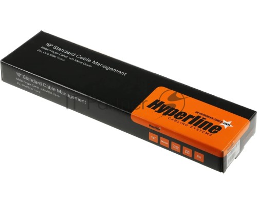 Кабельный органайзер Hyperline CM-2U-MLF-COV 2U шир.:19