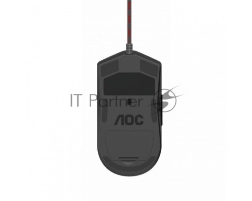 Мышь проводная AOC AGM700 черный, 16000 dpi, USB, кнопки - 8
