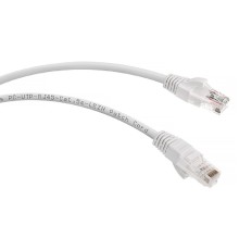 Cabeus PC-UTP-RJ45-Cat.5e-5m-WH-LSZH Патч-корд U/UTP, категория 5е, 2xRJ45/8p8c, неэкранированный, белый, LSZH, 5м