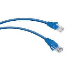 Cabeus PC-UTP-RJ45-Cat.5e-0.15m-BL-LSZH Патч-корд U/UTP, категория 5е, 2xRJ45/8p8c, неэкранированный, синий, LSZH, 0.15м