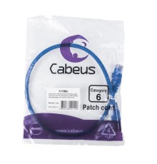 Cabeus PC-UTP-RJ45-Cat.6-0.5m-BL-LSZH Патч-корд U/UTP, категория 6, 2xRJ45/8p8c, неэкранированный, синий, LSZH, 0.5м