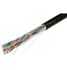 Cabeus UTP-25P-Cat.5-OUT Кабель витая пара UTP (U/UTP), категория 5, 25 пар (24 AWG), одножильный (solid), для внешней прокладки, UV PE