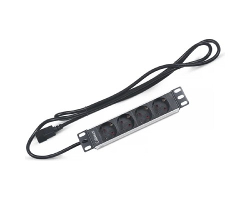 [Cabeus Аксессуары к монтажным шкафам] Cabeus PDU-4P-2IEC Блок евророзеток для 10