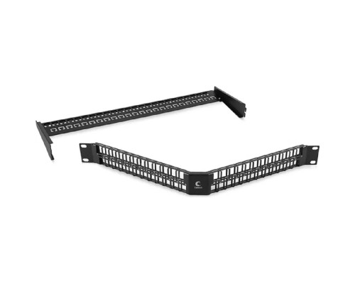 [Cabeus Аксессуары к монтажным шкафам] Cabeus PLBHD-48-CON Угловая модульная патч-панель 19