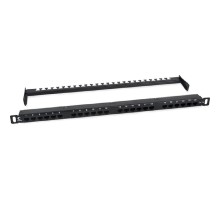 Cabeus PLHD-24-Cat.5e-Dual-180-0,5U Патч-панель высокой плотности 19