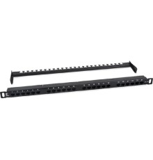 Cabeus PLHD-24-Cat.5e-Dual-180-0,5U Патч-панель высокой плотности 19