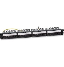 Cabeus PL-24-KJ-RJ45-Cat.6a-SH-180T Патч-панель 19