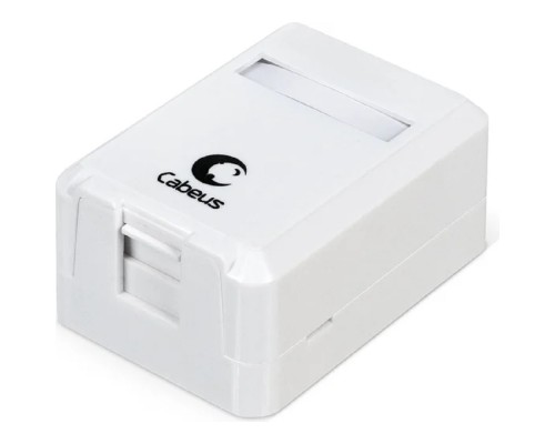 [Cabeus Аксессуары к монтажным шкафам] Cabeus MB-1 Корпус внешней настенной розетки на 1 Keystone