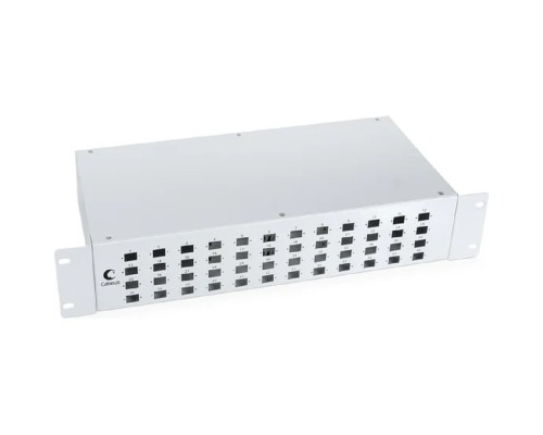 [Cabeus Аксессуары к монтажным шкафам] Cabeus FO-19-48SC Кросс бокс оптический 19