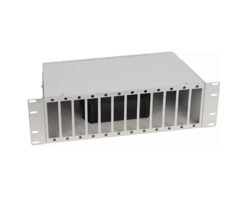 [Cabeus Аксессуары к монтажным шкафам] Cabeus FO-CS-19-12FP-GY Кросс бокс оптический 19