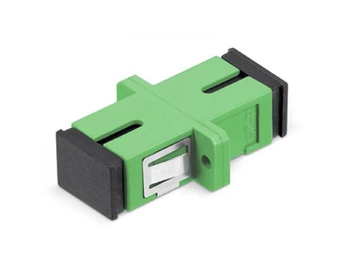 [Cabeus Аксессуары к монтажным шкафам] Cabeus SC/APC-SM Проходной соединитель SC/APC-SC/APC, SM(для одномодового кабеля), simplex