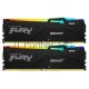 Оперативная память Kingston 64GB 5200MHz DDR5 CL40 DIMM (Kit of 2) FURY Beast RGB