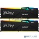 Оперативная память Kingston 64GB 5200MHz DDR5 CL40 DIMM (Kit of 2) FURY Beast RGB