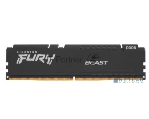 Оперативная память Kingston 8GB 5600MHz DDR5 CL40 DIMM FURY Beast Black