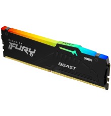 Оперативная память Kingston 8GB DDR5 5600MHz DIMM CL40 FURY Beast RGB