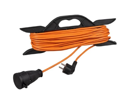 [Cabeus Аксессуары к монтажным шкафам] Cabeus EC-F-2.2-G-20 Удлинитель ПВС 2200 Вт на рамке 20м (С/з)