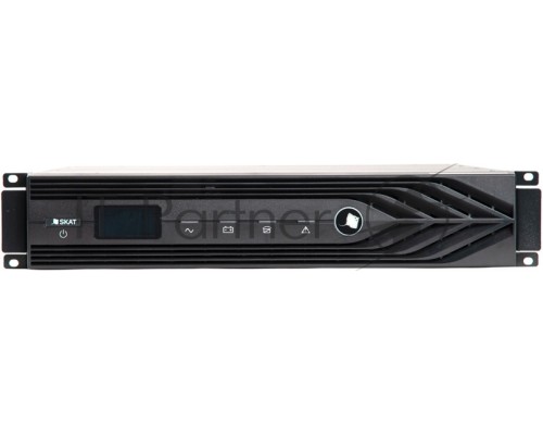 Источник бесперебойного питания (490) Бастион SKAT-UPS 6000ВА/5400Вт RACK 2U/On-Line/16хАКБ(80Ач)/220В/SNMP slot/5 л.г./МИНПРОМТОРГ реестр