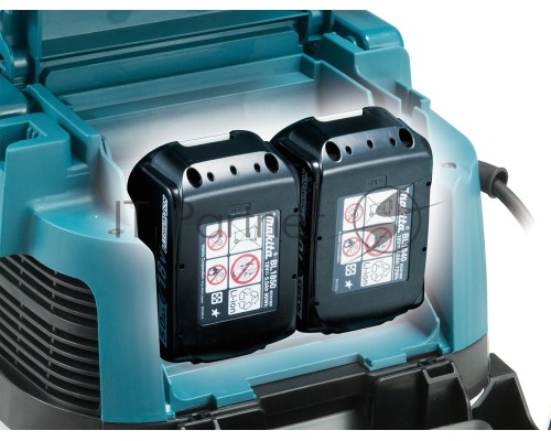 Строительный пылесос Makita DVC150LZ (уборка: сухая/влажная) белый