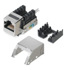 Cabeus KJ-RJ45-Cat.5e-SH-90 Вставка Keystone Jack RJ-45(8P8C), категория 5e, экранированная, заделка тип 110