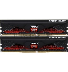 Оперативная память 32GB AMD Radeon™ DDR4 4000 Long DIMM R9 Gamer Series Gaming Memory R9S432G4006U2K Non-ECC, CL16, 1.35V, Heat Shield, Kit (2x16GB), RTL (R9S432G4006U2K) (183511) {6}