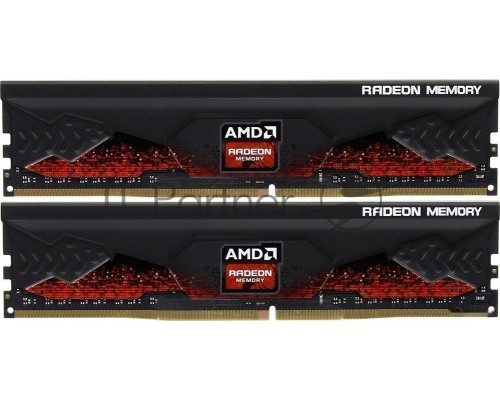 Оперативная память 32GB AMD Radeon™ DDR4 4000 Long DIMM R9 Gamer Series Gaming Memory R9S432G4006U2K Non-ECC, CL16, 1.35V, Heat Shield, Kit (2x16GB), RTL (R9S432G4006U2K) (183511) {6}
