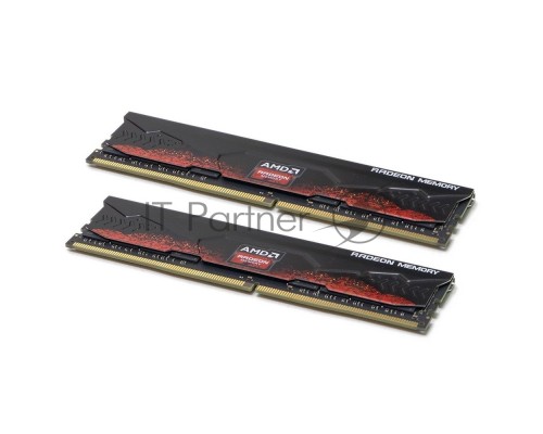 Оперативная память 32GB AMD Radeon™ DDR4 4000 Long DIMM R9 Gamer Series Gaming Memory R9S432G4006U2K Non-ECC, CL16, 1.35V, Heat Shield, Kit (2x16GB), RTL (R9S432G4006U2K) (183511) {6}