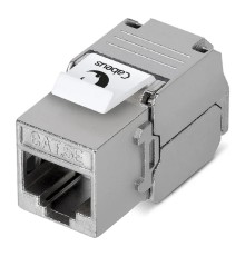 Cabeus KJ-RJ45-Cat.5e-SH-180-Toolless Вставка Keystone Jack RJ-45(8P8C), 180 градусов, категория 5e, экранированная, без инструмента Toolless