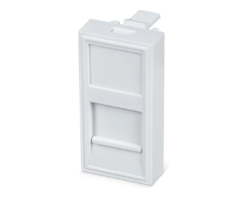 [Cabeus Разъемы, Проходные адаптеры, Вставки] Cabeus FP-22,5-1M Вставка 45x22,5 (Mosaic) для 1 модуля формата Keystone Jack