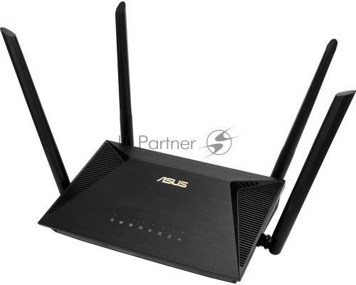 Роутер ASUS RT-AX53U  802.11b/g/n/ac/ax, до 574 + 1201 Mbps, 2,4 + 5 гГц, 4 антенны, USB