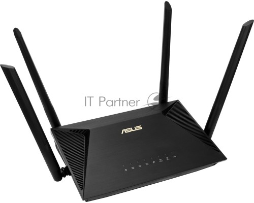 Роутер ASUS RT-AX53U  802.11b/g/n/ac/ax, до 574 + 1201 Mbps, 2,4 + 5 гГц, 4 антенны, USB