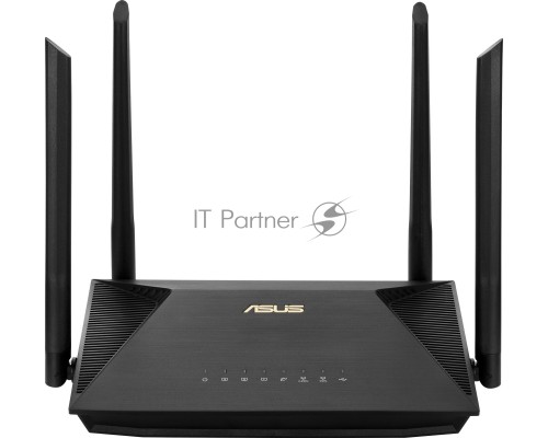 Роутер ASUS RT-AX53U  802.11b/g/n/ac/ax, до 574 + 1201 Mbps, 2,4 + 5 гГц, 4 антенны, USB