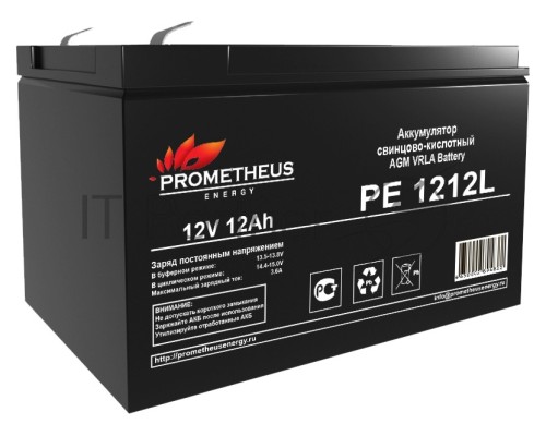 Батарея для ИБП Prometheus Energy PE 1212L 12В 12Ач Батарея для ИБП Prometheus Energy PE 1212L 12В 12Ач