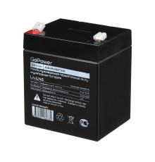 Аккумулятор свинцово-кислотный GoPower LA-1245 12V 4.5Ah (1/10)
