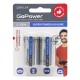 Батарейка GoPower LR14 C BL2 Alkaline 1.5V (2/12/192) блистер (2 шт.)