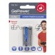 Батарейка GoPower Крона 6LR61 BL1 Alkaline 9V (1/10/240)