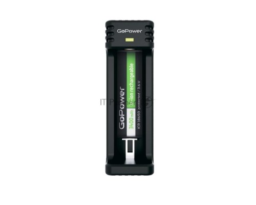 З/У для аккумуляторов GoPower LiCharger 2 Ni-MH/Ni-Cd/Li-ion/IMR 1 слот (1/100)