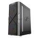Корпус Powercase Mistral T4B, Tempered Glass, 4x 120mm 5-color fan, чёрный, ATX  (CMITB-L4)