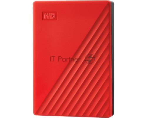 Накопитель Portable HDD 5TB WD My Passport (Red), USB 3.2 Gen1, 107x75x19mm, 210g /12 мес./