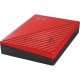 Накопитель Portable HDD 5TB WD My Passport (Red), USB 3.2 Gen1, 107x75x19mm, 210g /12 мес./