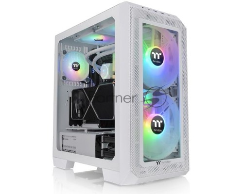 Компьютерный корпус Thermaltake View 300 MX белый без БП ATX 6x120mm 6x140mm 3x200mm 2xUSB2.0 1xUSB3.0 audio bott PSU