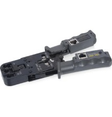 Cabeus HT-2010NT (HT-022) Инструмент обжимной 3 в 1 для RJ-45, RJ-11/12 с тестером для витой пары