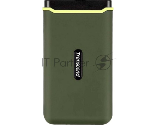 Накопитель Transcend Portable SSD ESD380C, 2000GB, Type-C, USB 3.2 Gen2, R/W 2000/2000MB/s, 97x54x13mm, два кабеля в комплекте (3 года)