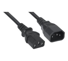 Cabeus PC-189-VDE-1.0-5M Кабель питания монитор-компьютер IEC 320 C13 - IEC 320 C14 (3x1.0), 5 м